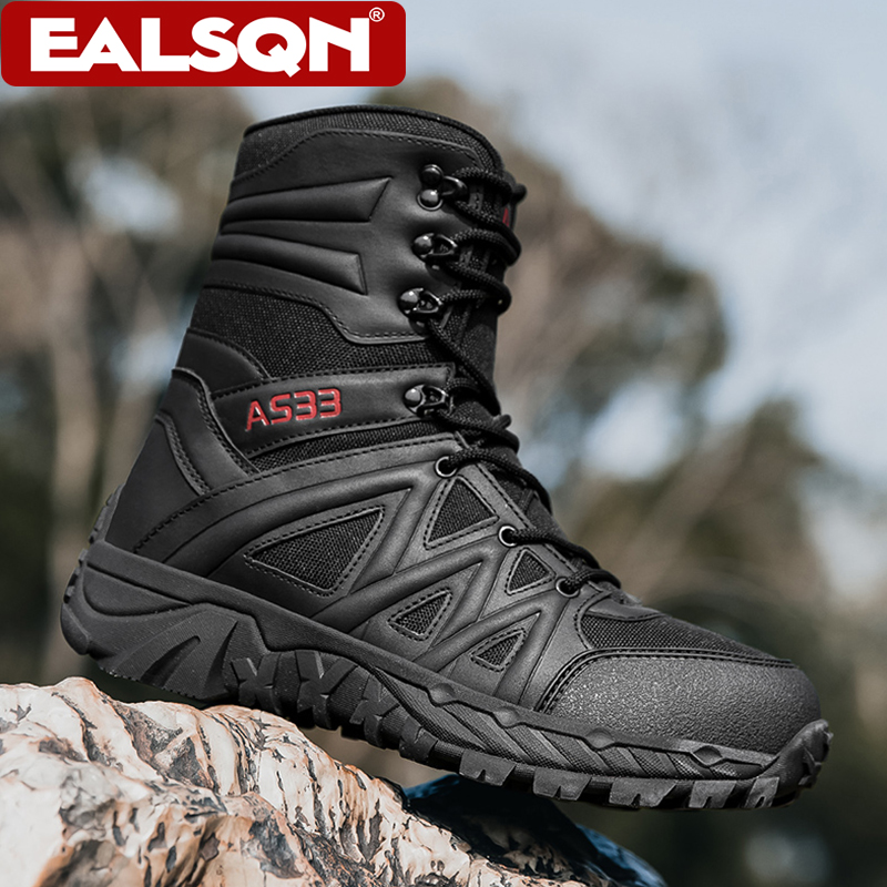 Outdoor Hunting Boots For Men - Męskie wysokie buty outdoorowe, antypoślizgowe, do