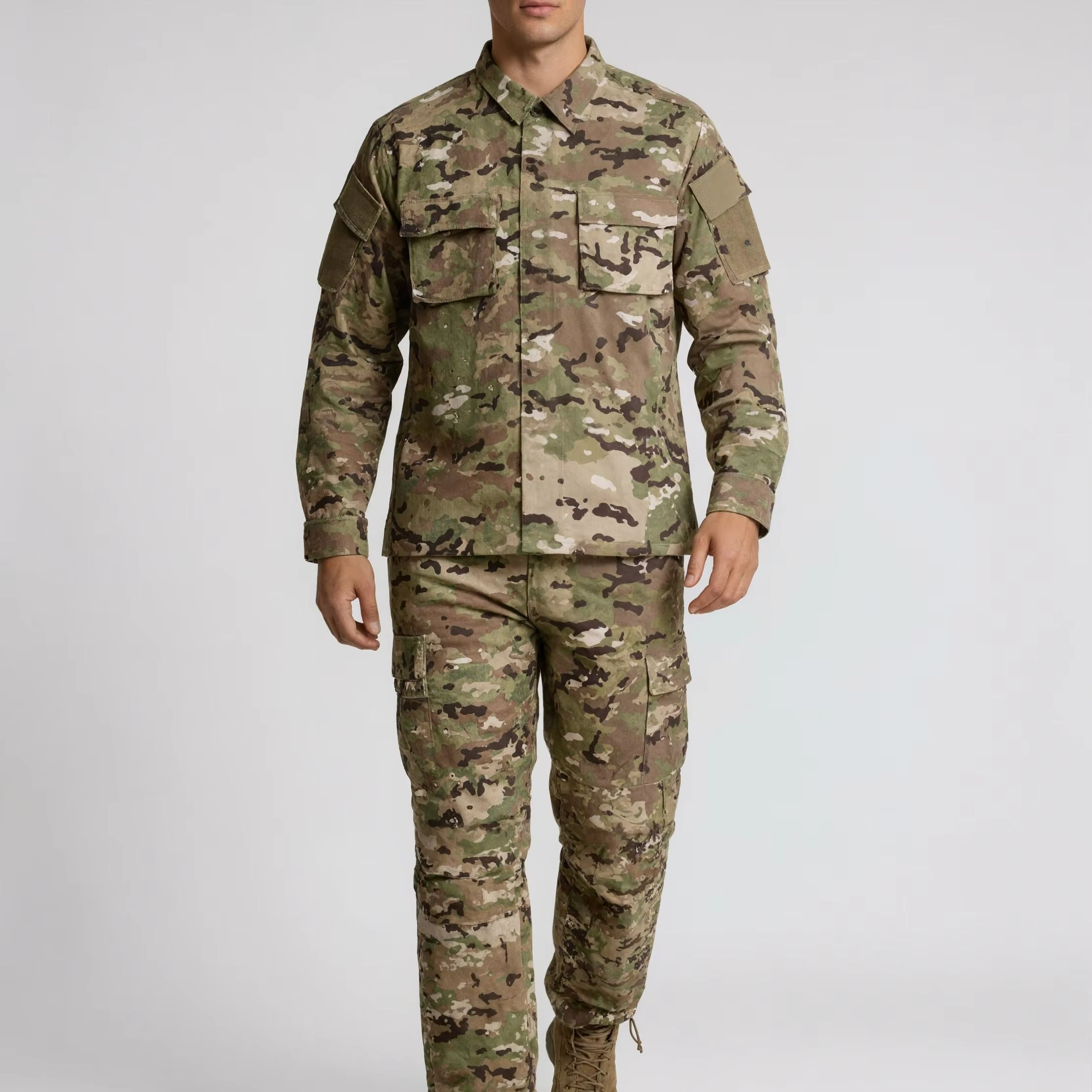 Hunting Outdoor Shirts - Męski strój taktyczny w kamuflażu, uniform