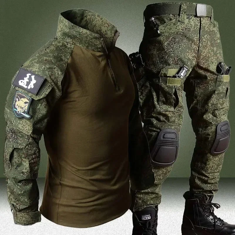 Outdoor Hunting Pants Women - Outdoor RU Camo zestawy taktyczne oddychające
