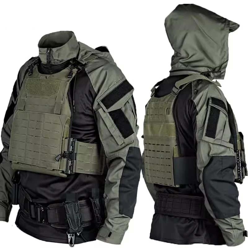Hunting Outdoor Shirts - Męski taktyczny zestaw koszula i spodnie