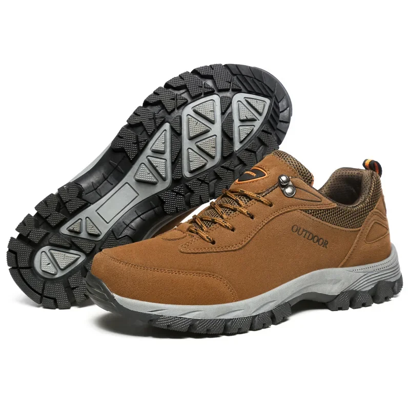 Outdoor Hunting Boots For Men - Męskie buty turystyczne Zamszowe skórzane buty