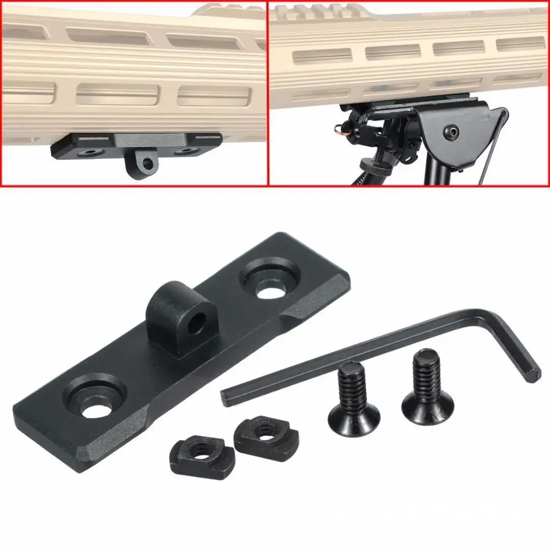Bipod Rifle Mount - Adapter do mocowania podwozia M-LOK, niskoprofilowe