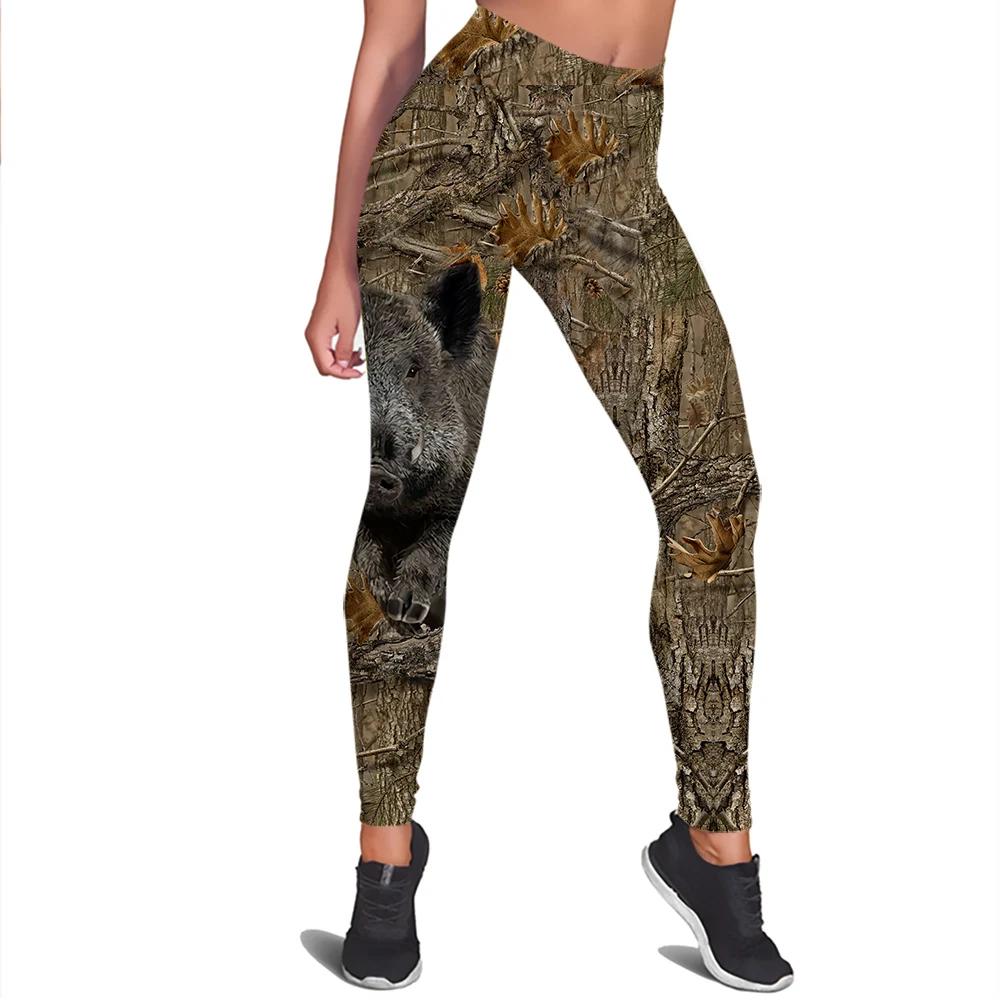 Outdoor Hunting Pants Women - CLOOCL damskie legginsy myśliwskie dzik z