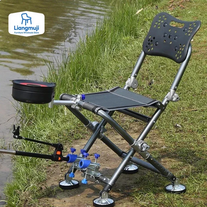 Składane krzesło wędkarskie z  – Hunting And Fishing Outdoor Chairs recenzja i cena