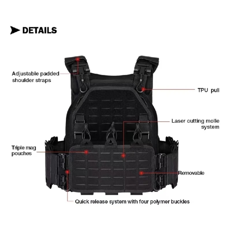 Kamizelka taktyczna YAKEDA do  – Outdoor Hunting Vest recenzja i cena