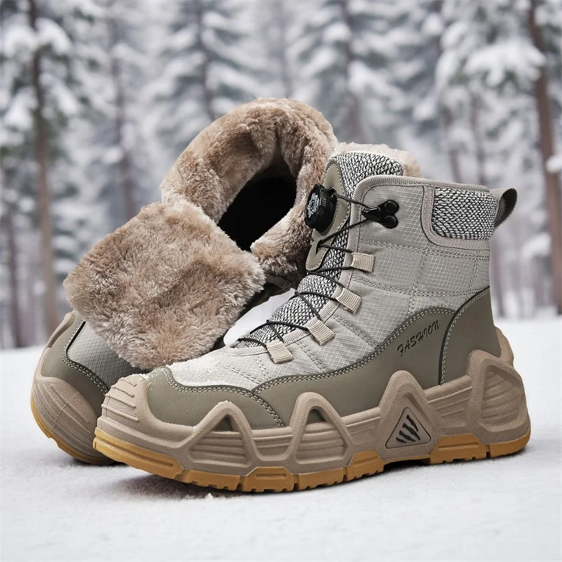 Ciepłe, futrzane męskie buty t – Outdoor Hunting Boots For Men recenzja i cena