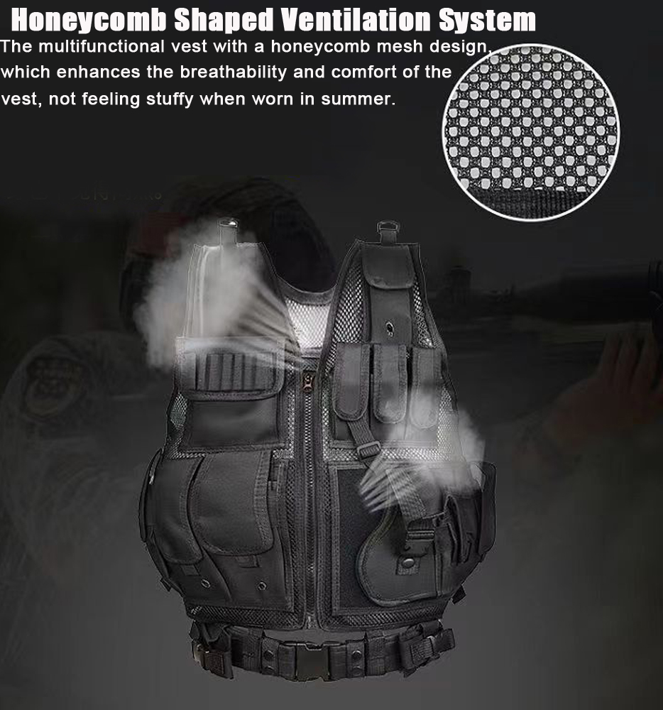 Regulowana kamizelka taktyczna – Outdoor Hunting Vest recenzja i cena