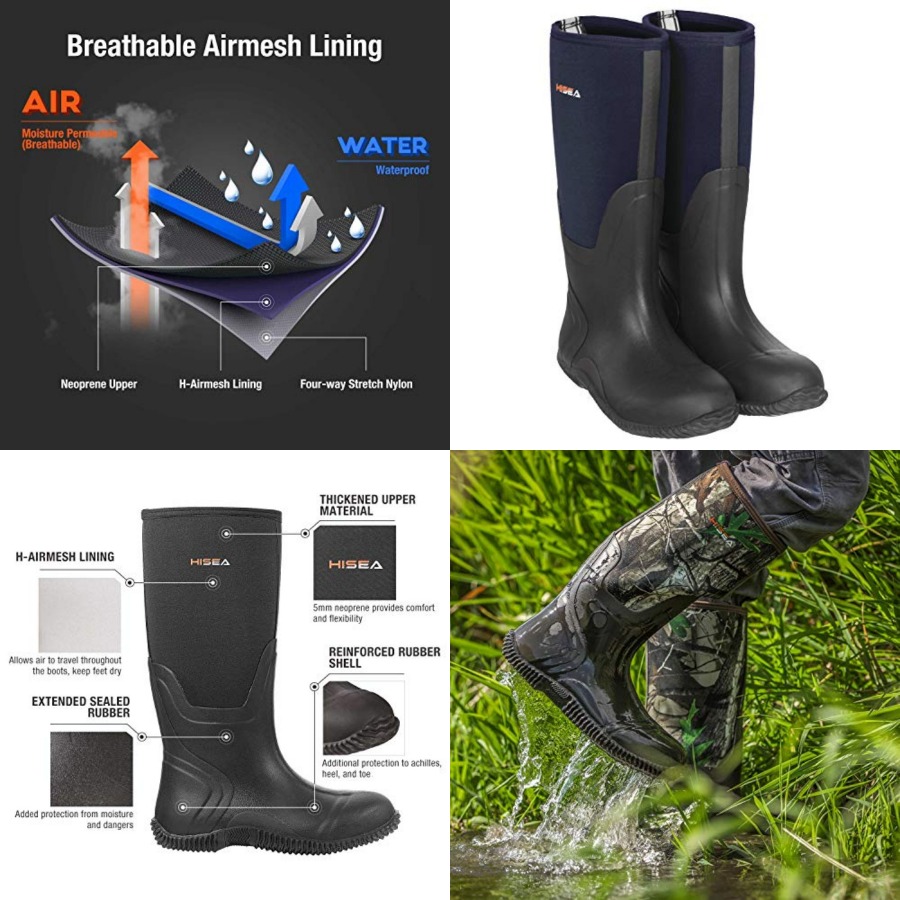 HISEA Męskie buty przeciwdeszc – Outdoor Hunting Boots For Men recenzja i cena