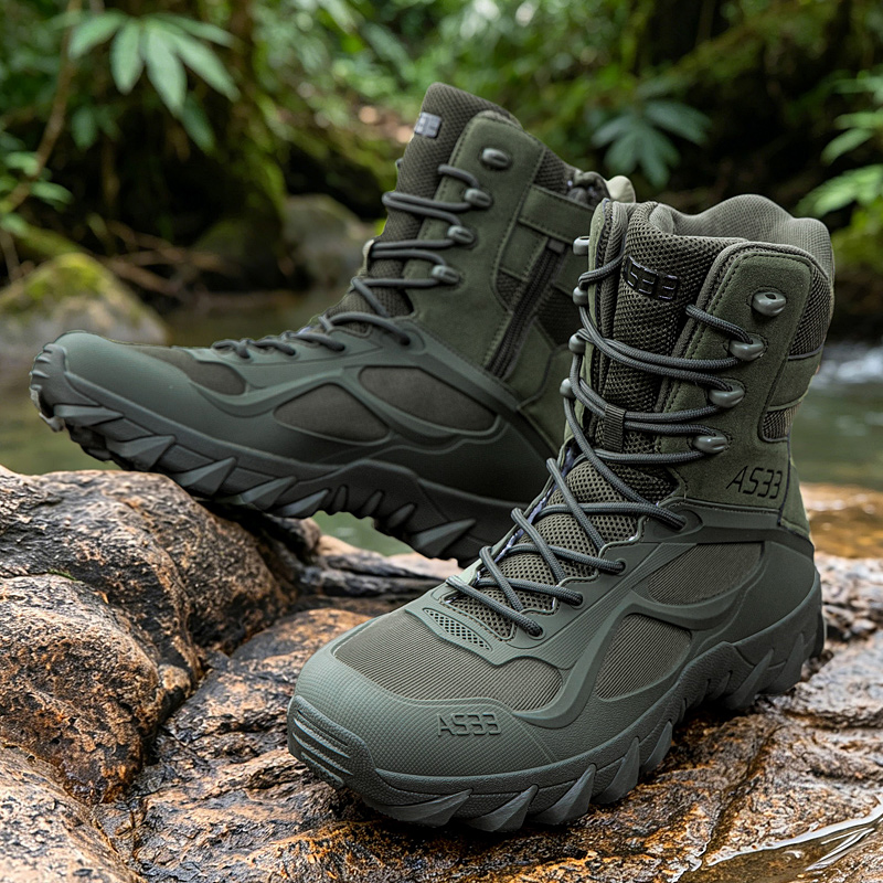 Męskie taktyczne buty, lekkie  – Outdoor Hunting Boots For Men recenzja i cena
