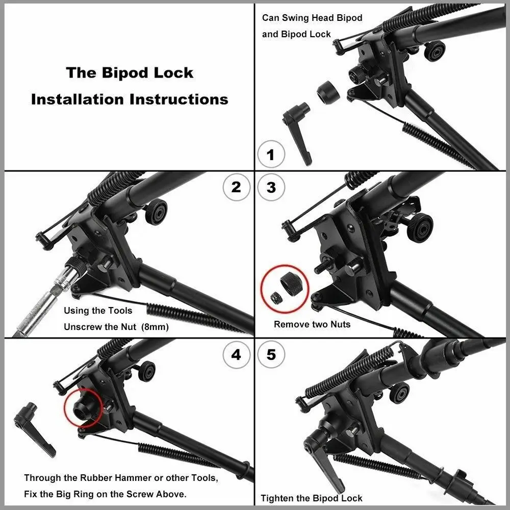 Taktyczna blokada S-Lock do mo – Bipod Rifle Mount recenzja i cena