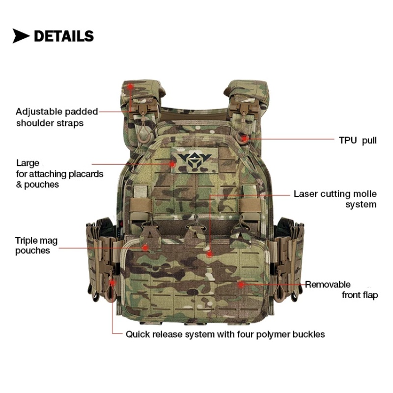 Kamizelka taktyczna YAKEDA 609 – Outdoor Hunting Vest recenzja i cena