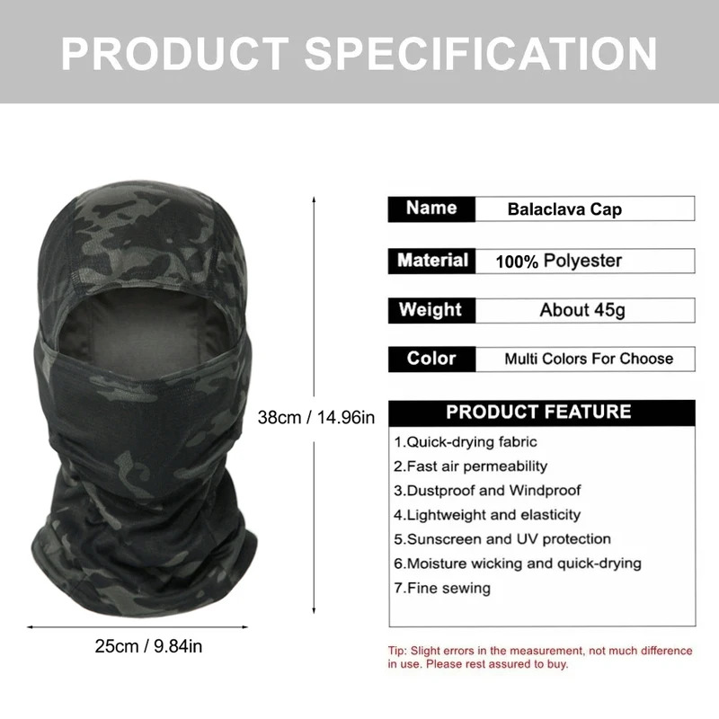 Kominiarka kamuflażowa, czapka – Outdoor Hunting Prints recenzja i cena